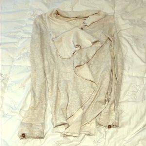 Free People Zip sweater